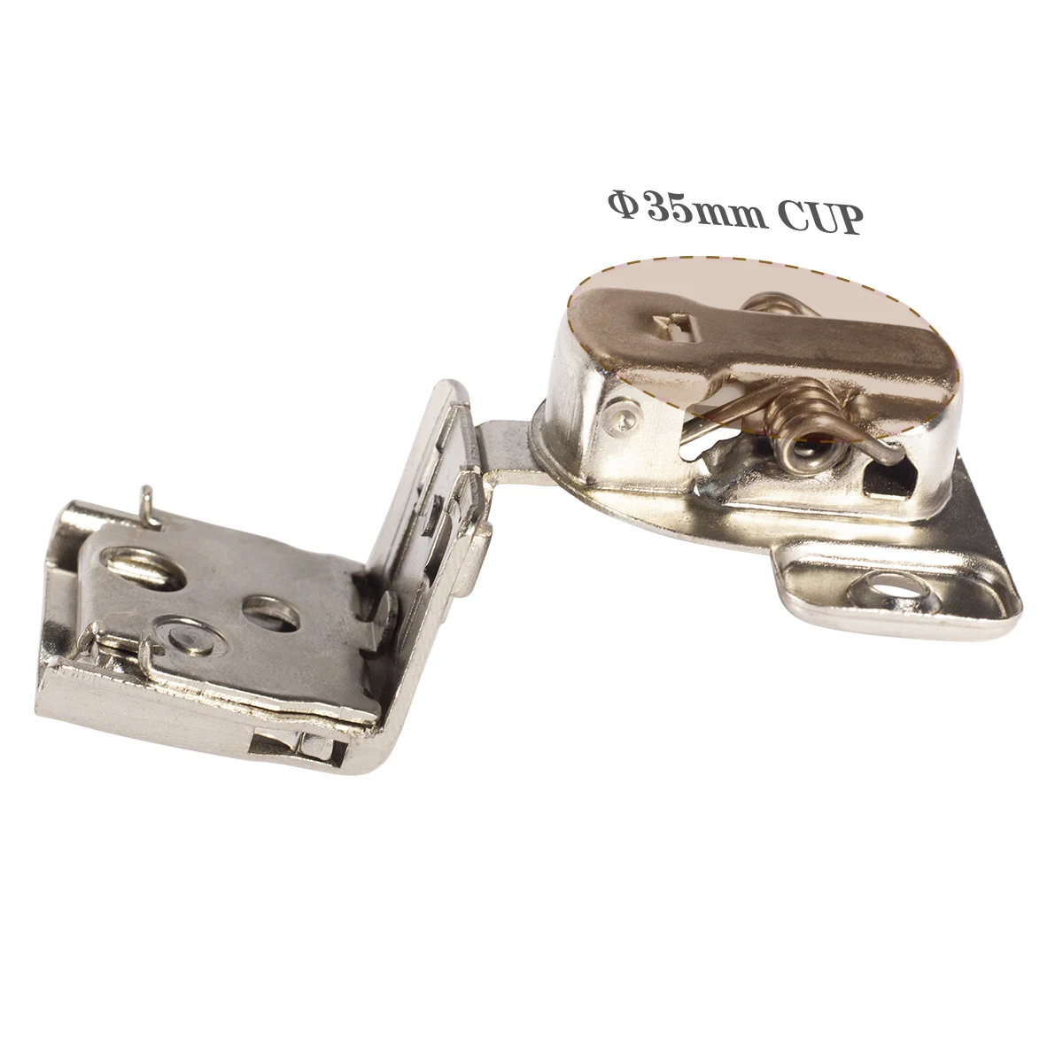 Furniture hinge cabinet door hinges cabinet hinges 2 PCS Lot Soft Closing Cabinet Hinge Satin Nickel for Kitchen Cupboard 1-1/2 inch Overlays Furniture Face Frame Door