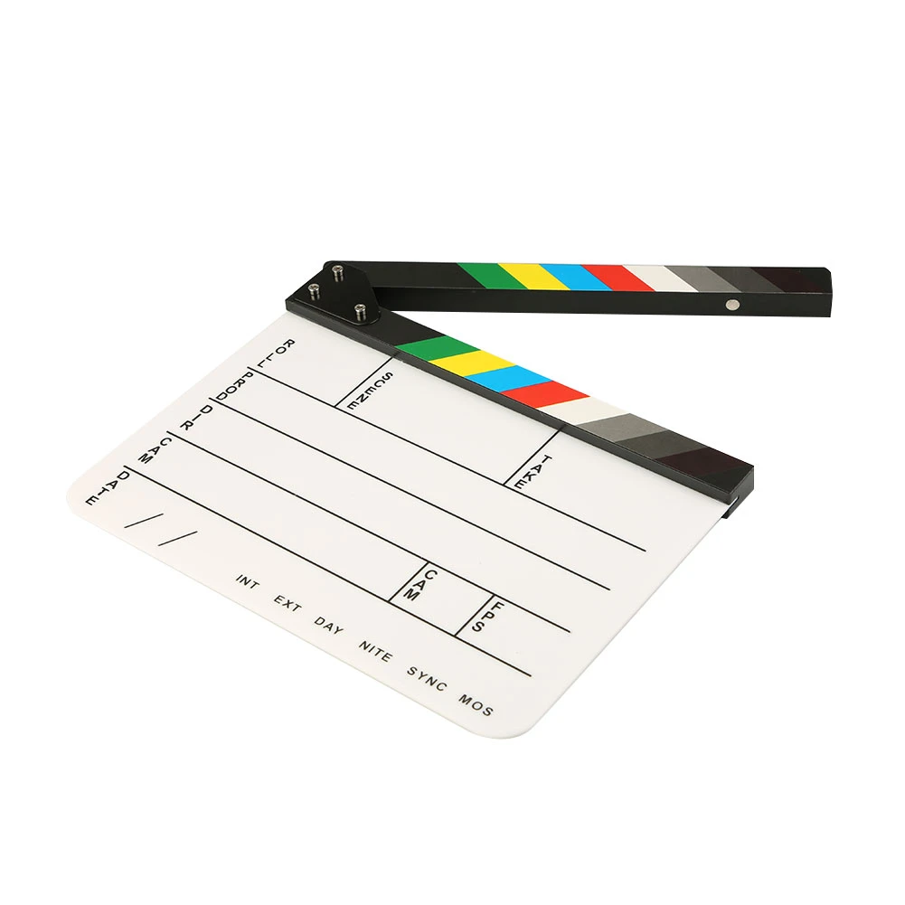 Colorful Clapperboard Tv