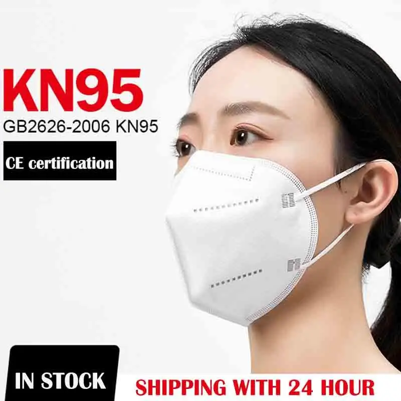 

DHL Free Shipping KN95 Dust Mask Protective Face Masks High Quality Mouth Cover Filter Dustproof Particulate Respirator Masks