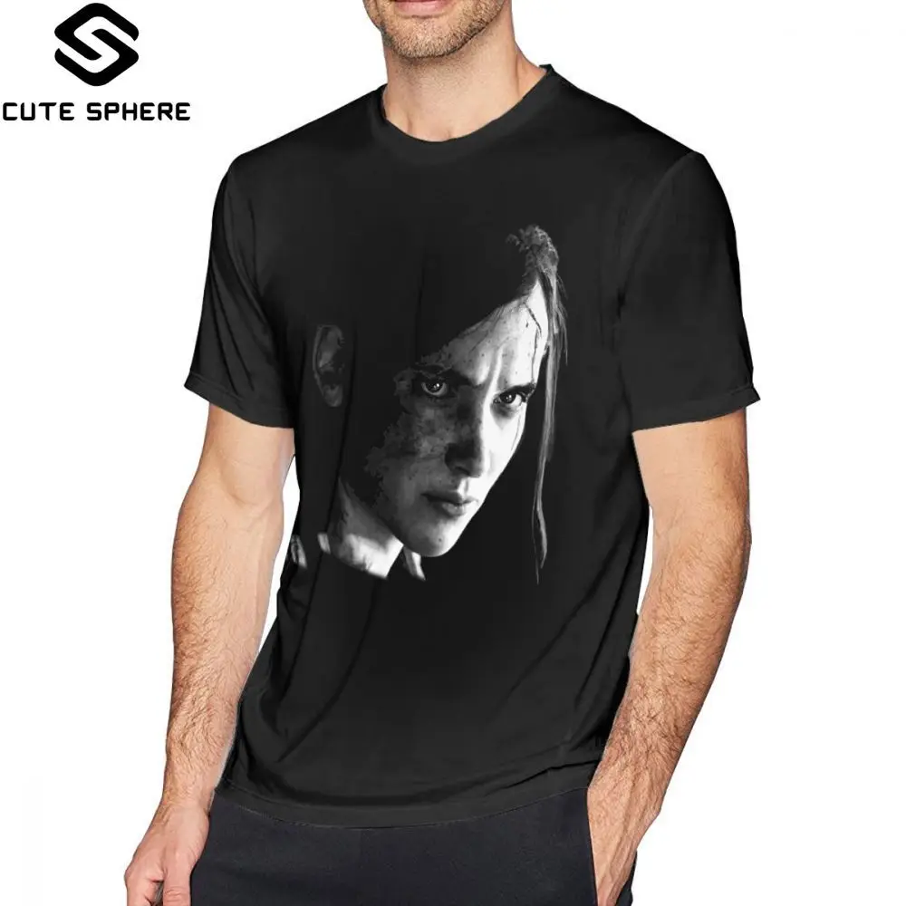

The Last Of Us T Shirt The Last Of Us 2 Ellie T-Shirt Funny Big Tee Shirt 100 Cotton Short-Sleeve Summer Male Printed Tshirt