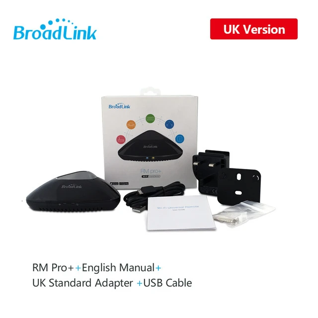 UK plug RM Pro2019 Broadlink. Union Rm Per+ Host Intelligence дистанционное управление инфракрасный радиочастотный мобильный телефон управление Европа - Цвет: UK plug RM Pro2019