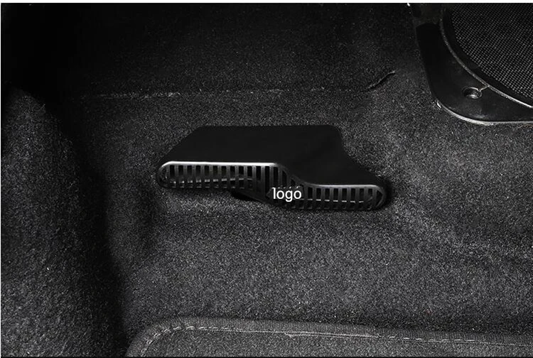 2 шт. автомобиль под сиденьями выход кондиционера вентиляционные защитные чехлы стикер анти-Блокировка отделка для Mini Cooper One F60 F56 F55 F54