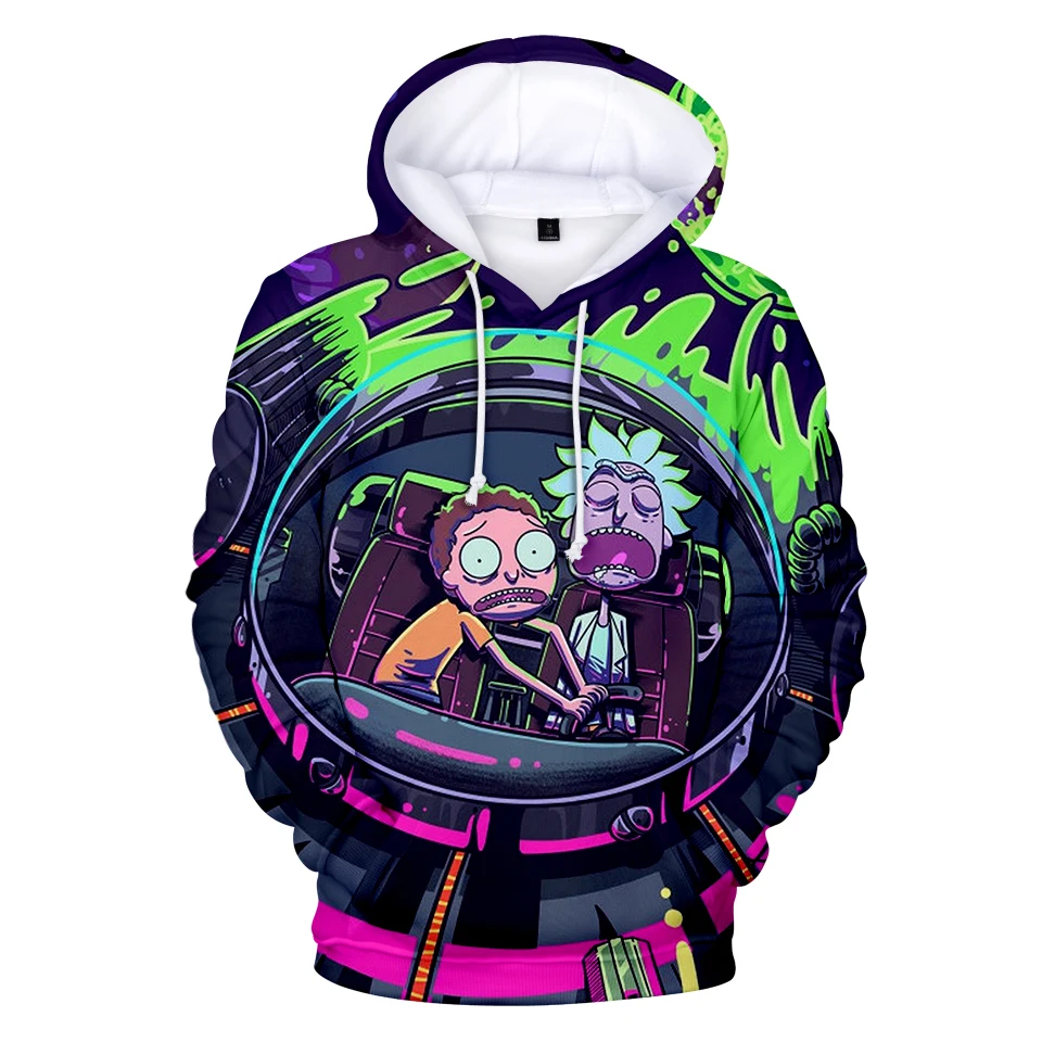 

Rick and Morty comedy animation Rick Sanchez Morty Smith 3D print Hooded sweatshirt Men/Women Casual Hip hop Hoodies Clothes