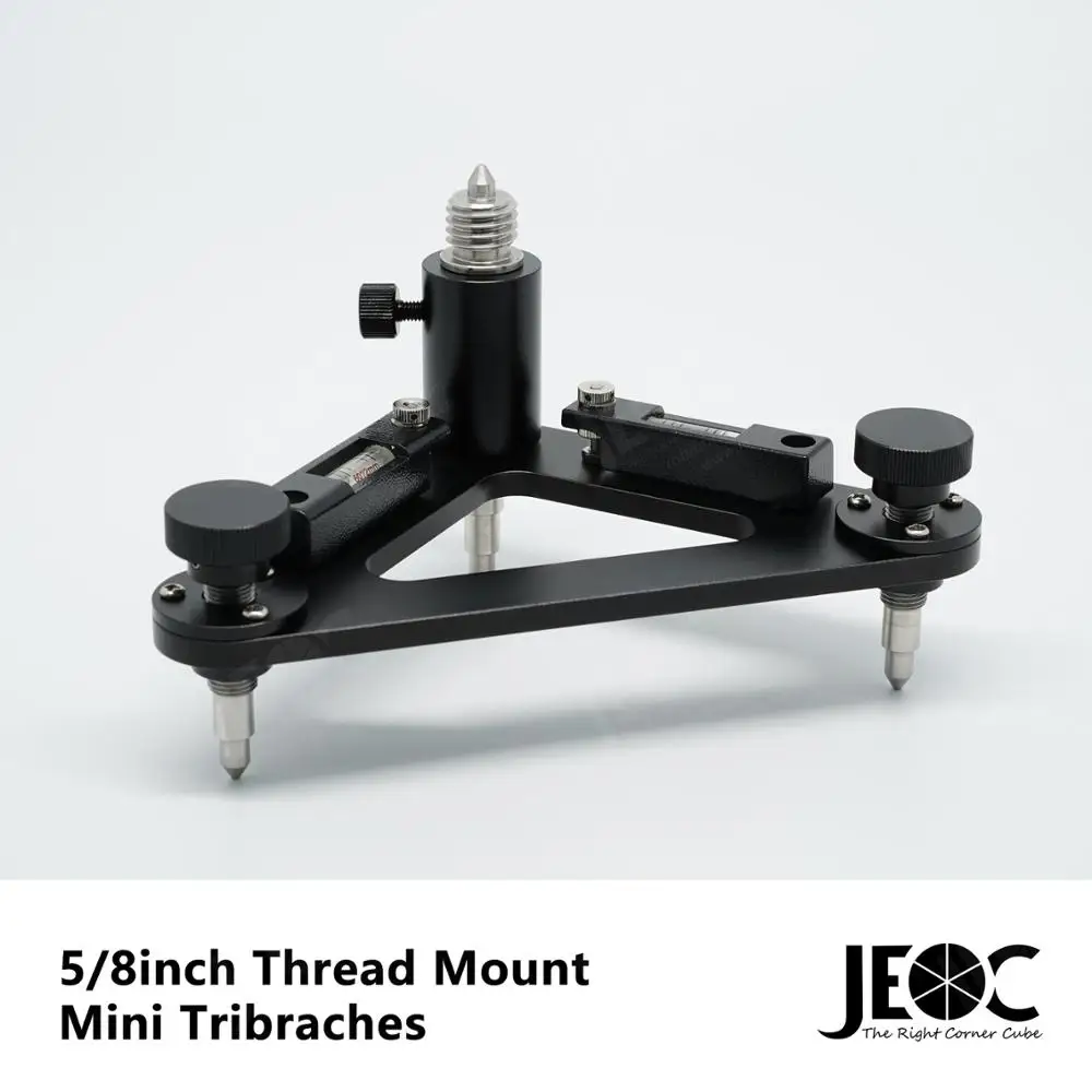 JEOC Высокая точность Tribrach с 5/8 дюймов резьбовым креплением двойной ламповый