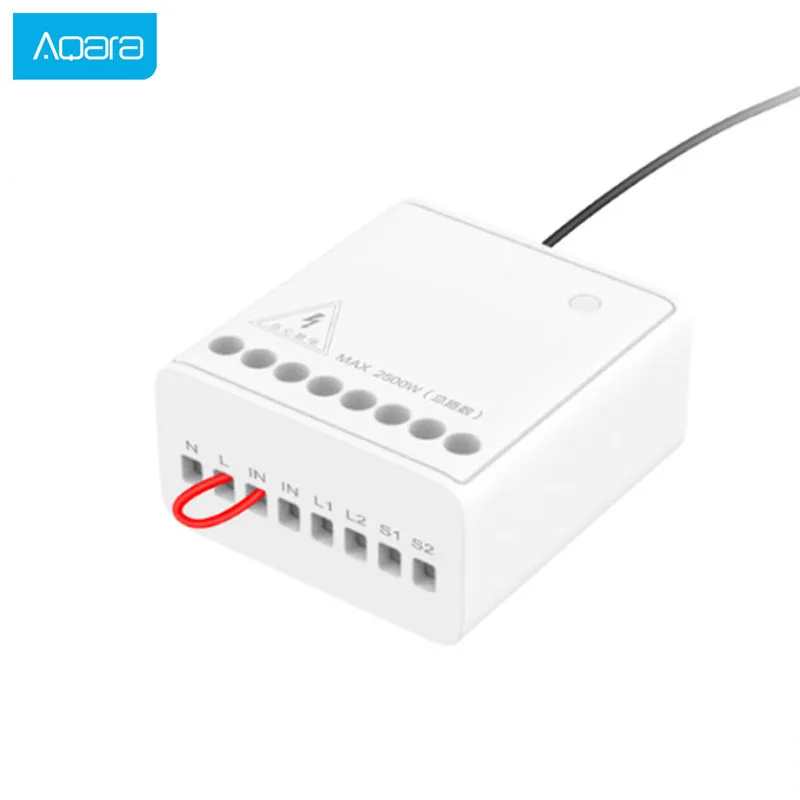 

Xiaomi Mijia Aqara Two-way control module Wireless Relay Controller 2 channels Work For Mijia APP Smart Home