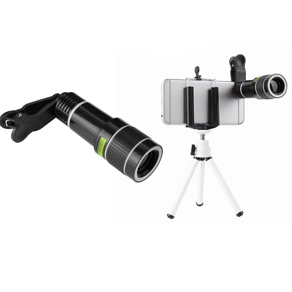 Универсальный зажим ручной 20X фиксированный фокус телеобъектив телескоп смартфон мобильный телефон объектив Внешняя камера объектив