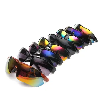 

Windproof Riding Sunglasses Men's Driving Goggles Women's Outdoor Glasses Anti-glare Lens Sports Anti-UV Glasses Light Frame