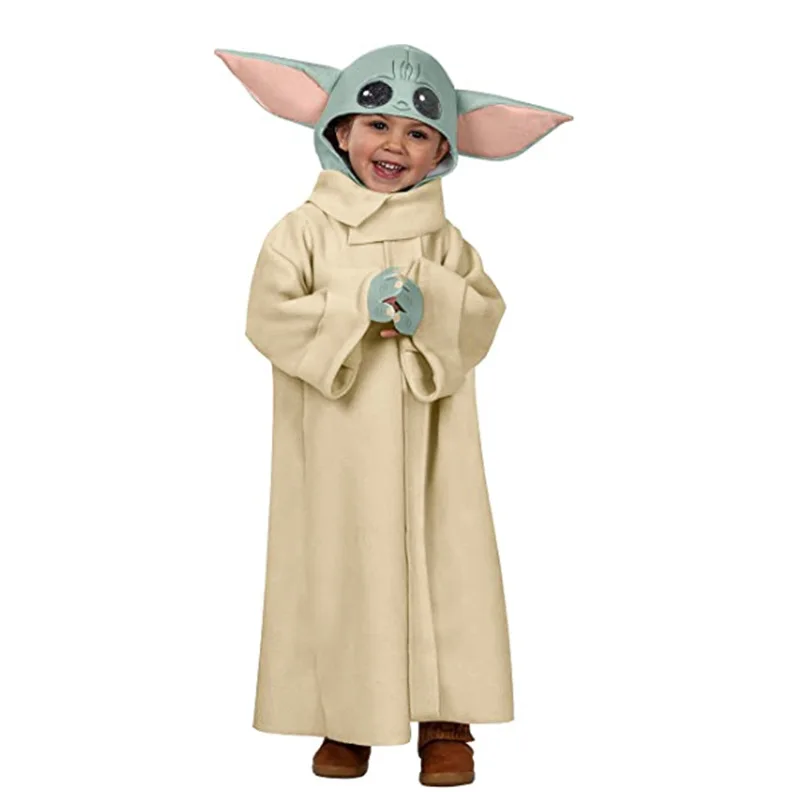Arriva Carino Yoda-Baby Costume Carnevale Festa Di Compleanno Natale Capodanno Bambini Anime Cosplay Halloween Divertente