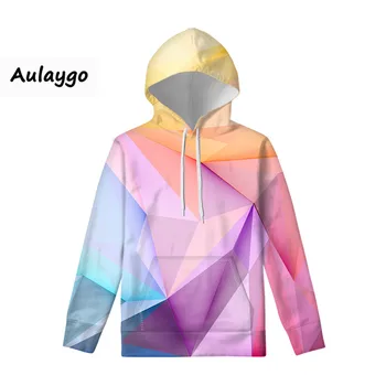 

Fashion Women Hoodie Sweatshirts Geometry Pattern Drawstring Long Sleeve Thin Pullover Lady Hooded Tops Women Streetwear Bluza
