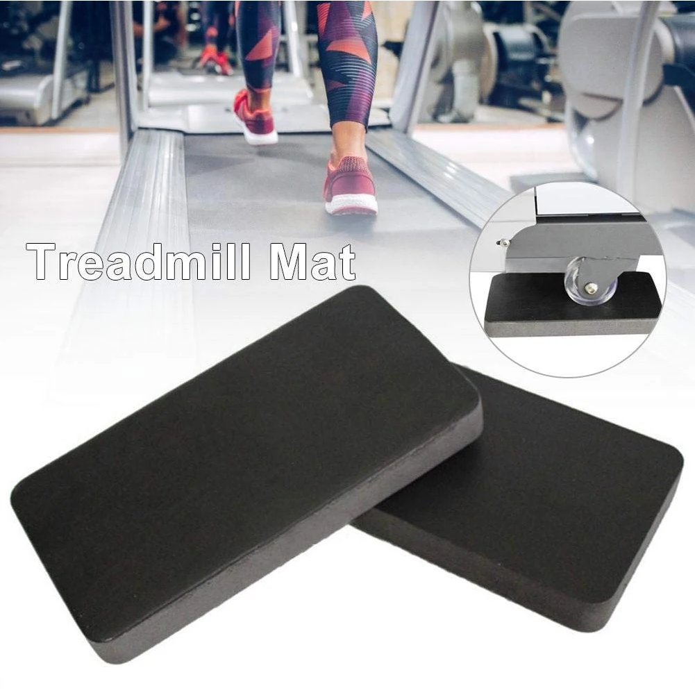 6pcs Accessories Professional Shock Absorbing Gym Treadmill Mat Fitness Equipment Home Sound Insulation Non-Slip Exercise