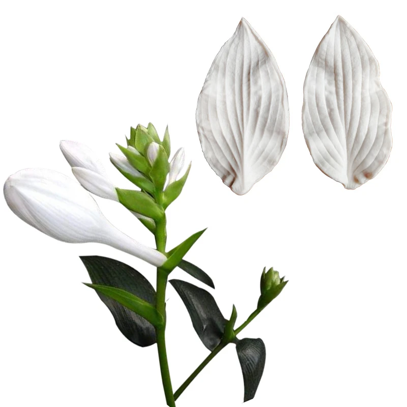 Lily Petal Flower Veiners Silicone Molds Fondant Sugarcraft Gumpaste Clay Moulds