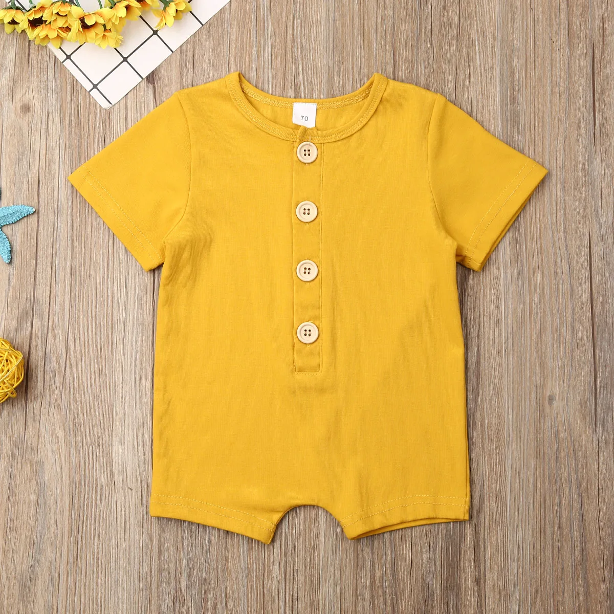 19 Baby Summer Clothing Newborn Toddler Infant Baby Boys Girl Button Solid Romper Jumpsuit Sunsuit Outfits Clothes Daily Set Rompers Aliexpress
