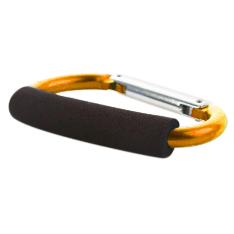 GD Mountaineering Caving Rock Climbing Carabiner D Shaped Safety Lock Buckle Escalade Equipement Outdoor Climbing Accessories - Цвет: GD