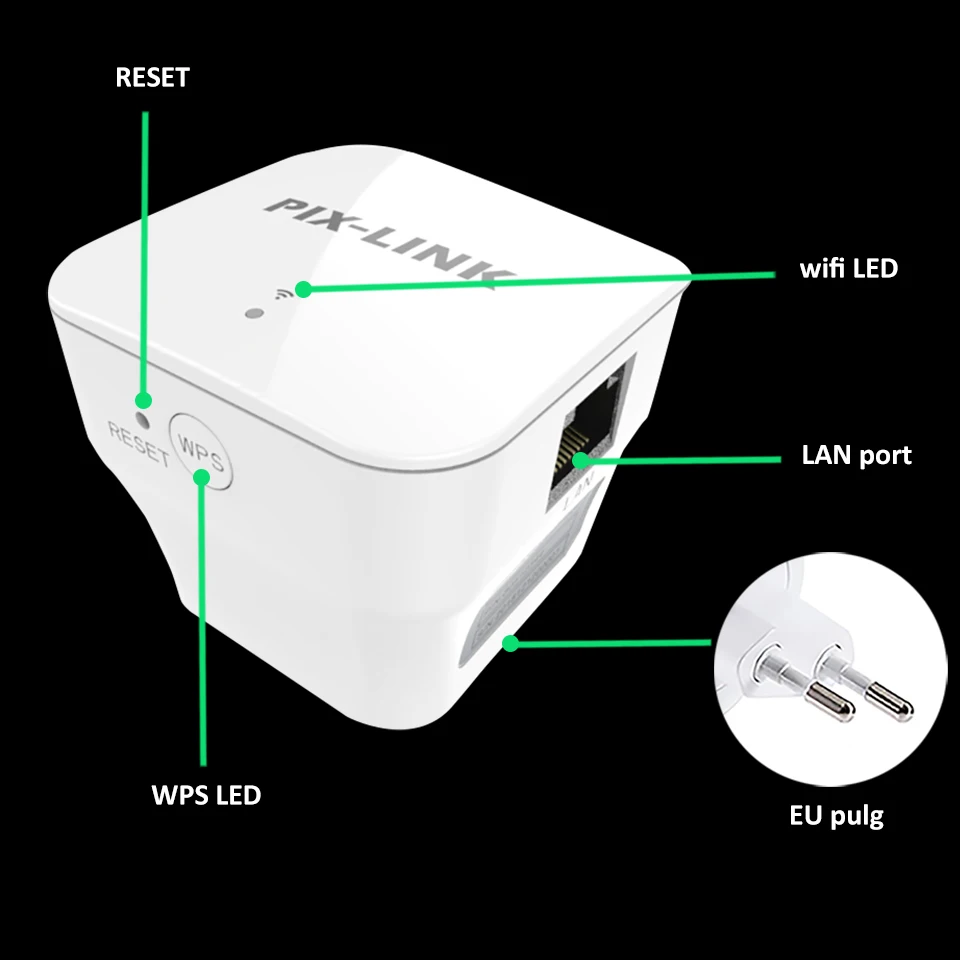 Беспроводной wi-fi 300 Мбит/с 2,4g брандмауэр домашний маршрутизатор повторитель сигнала усилитель для xiaomi wi fi wifi versterker