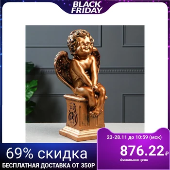 

Figurine "Angel on a pedestal", bronze, 46 cm