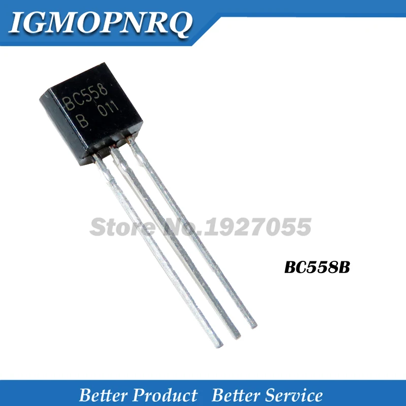 5x Transistor BC558A DIO PNP 30V Bipolar 100mA 500mW TO92