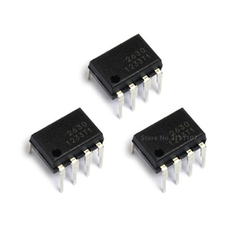 

5PCS/LOT HCPL2630 DIP8 HCPL-2630 2630 A2630 DIP Photoelectric Coupler Optocoupler DIP-8