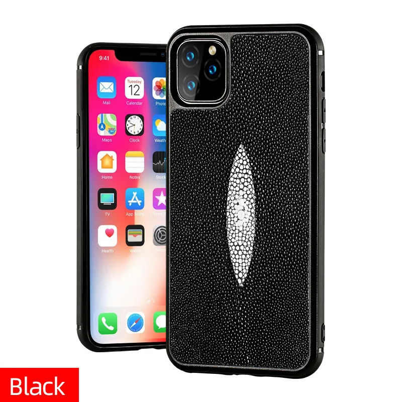 Черный Роскошный противоударный чехол Stingray для iphone 11 Heave Duty защитная задняя крышка для iphone 11 pro Чехол для MAX XR 7 8plus - Цвет: Черный