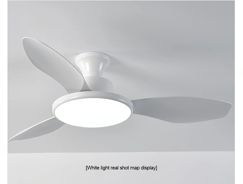 ceiling lamp 48 дюймов 110 V-245 v потолочный вентилятор-люстра с светильник пульт дистанционного управления затемнения Декор Светильник ing для ресторана гостиная немой вентиляторы - Цвет лезвия: ceiling lamp