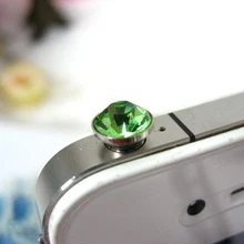 5 шт Bling Универсальный 3,5 мм заглушка для входа наушников мобильного телефона штекер для iPhone 6 5s/samsung/htc sony пылезащитный Разъем для наушников пробка