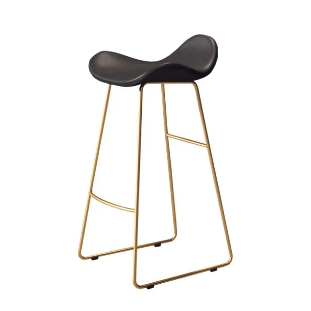 

Nordic Bar Chair Household Modern Simple Bar Chair Front Desk Chair Leisure Milk Tea Shop Coffee Shop High Stool
