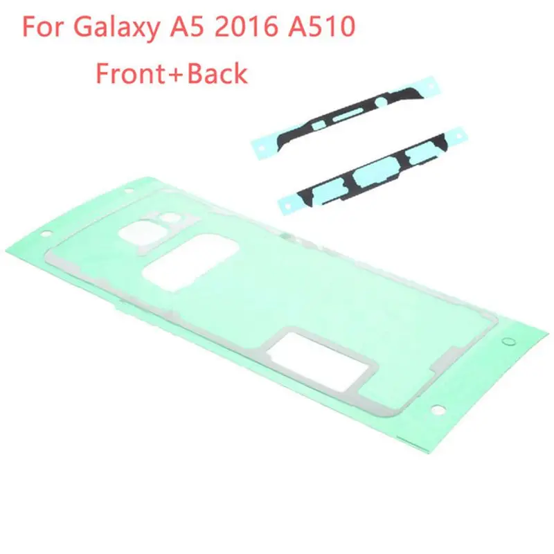 10pcs Housing Front Frame Sticker + Rear Back Cover case Door Adhesive For Samsung Galaxy A510 ( A5 2016 Version ) Tape Glue | Мобильные