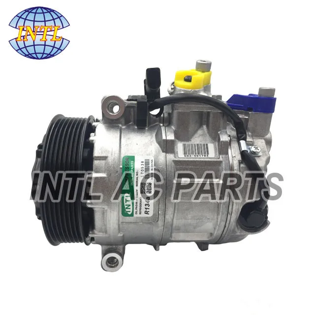 7SEU17C Авто A/C компрессор для Porsche Cayenne 4 5 04-/Panamera 8 09- 7L5820803 7L5820803A 94812601100 94812601101 |
