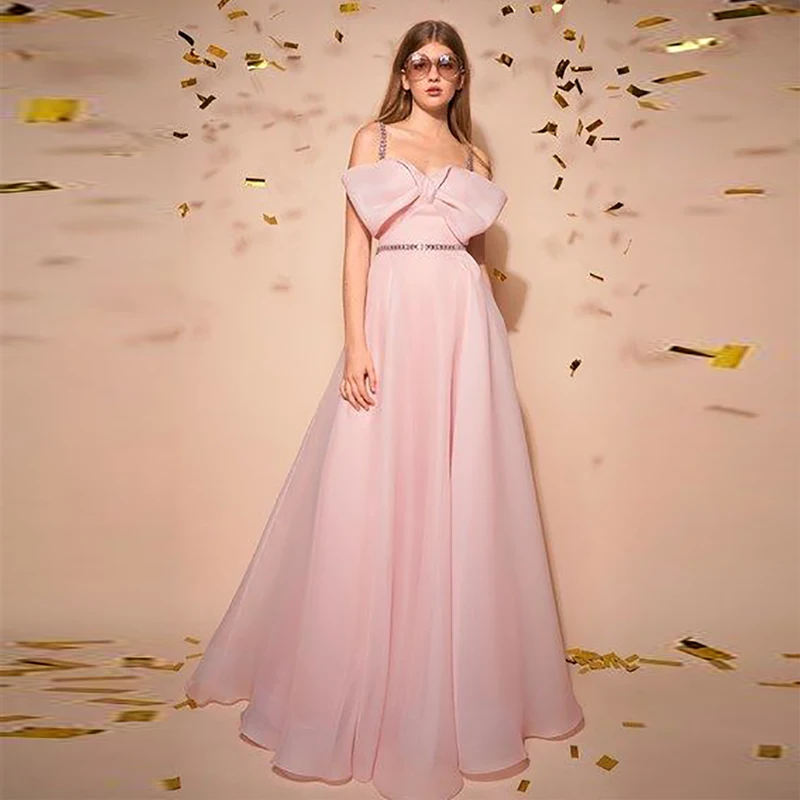 

Verngo A Line Evening Dress Long Elegant Prom Dress Simple Party Gowns Sleeveless Formal Dress Vestidos Elegantes