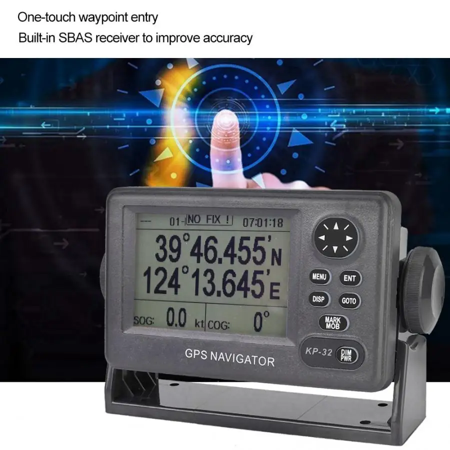 ONWA KP-32 gps/SBAS морской навигатор gps 4,5 дюймов ЖК-дисплей морской gps навигационный локатор WGS-84
