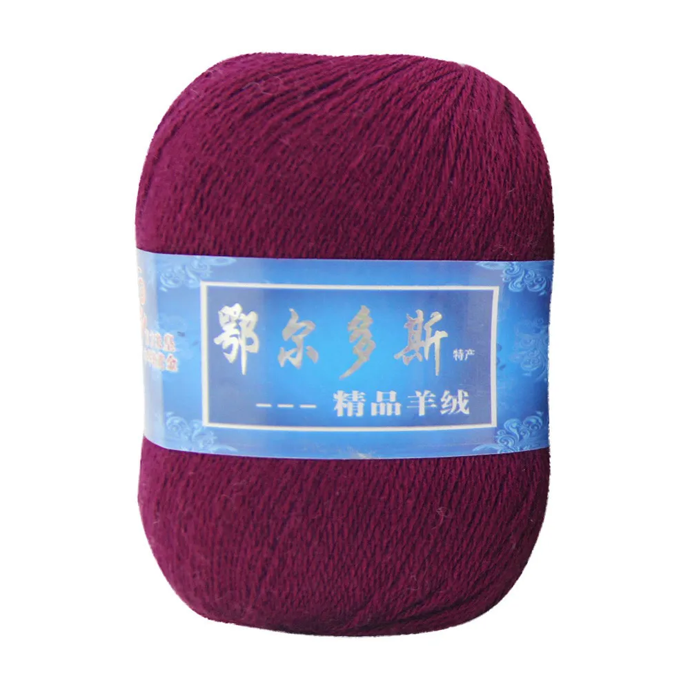 1 шт., мягкая кашемировая пряжа, ручная вязка, Монгольская шерстяная пряжа для самостоятельного плетения, шерстяная пряжа