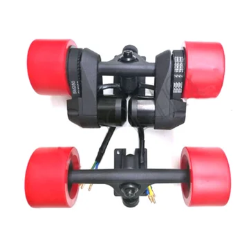 

Electric accessories double drive external gear belt double motor Skateboard motor power group 83mm electric wheel