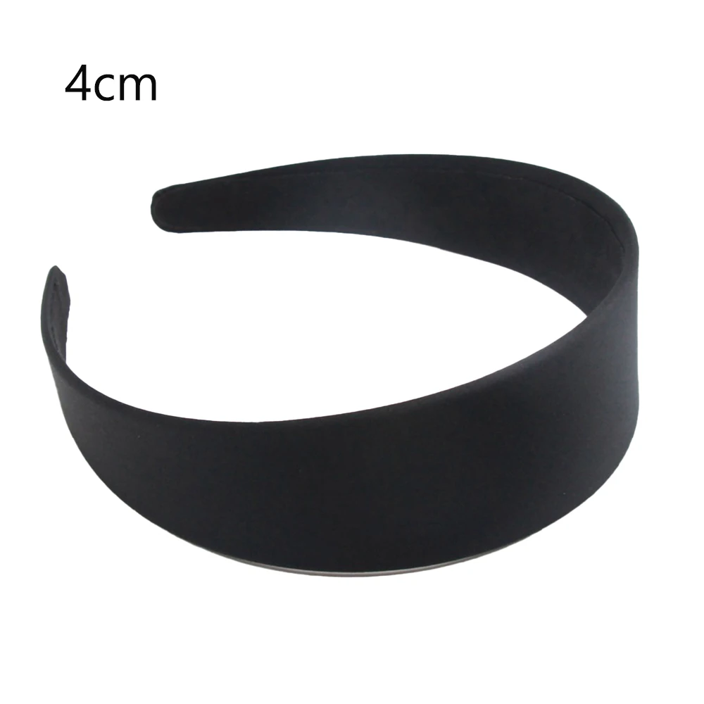 types of hair clips 1PCs Black Simple Wide Headband 1.5 2 2.5 3 4cm Girl Women DIY Jewelry Material Cloth Headband Semi-finished Hair Acce Wholesale pearl hair clip