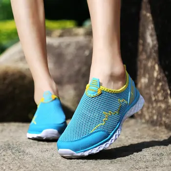 

Summer Soft Women Sport Shoes Woman Sneakers Womens Running Shoes Women's Footwear Light Blue Tennis Footwear Athletic Gym E-240