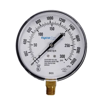 

Tyco water pressure gauge wet with alarm valve special accessories 300psi 1pc