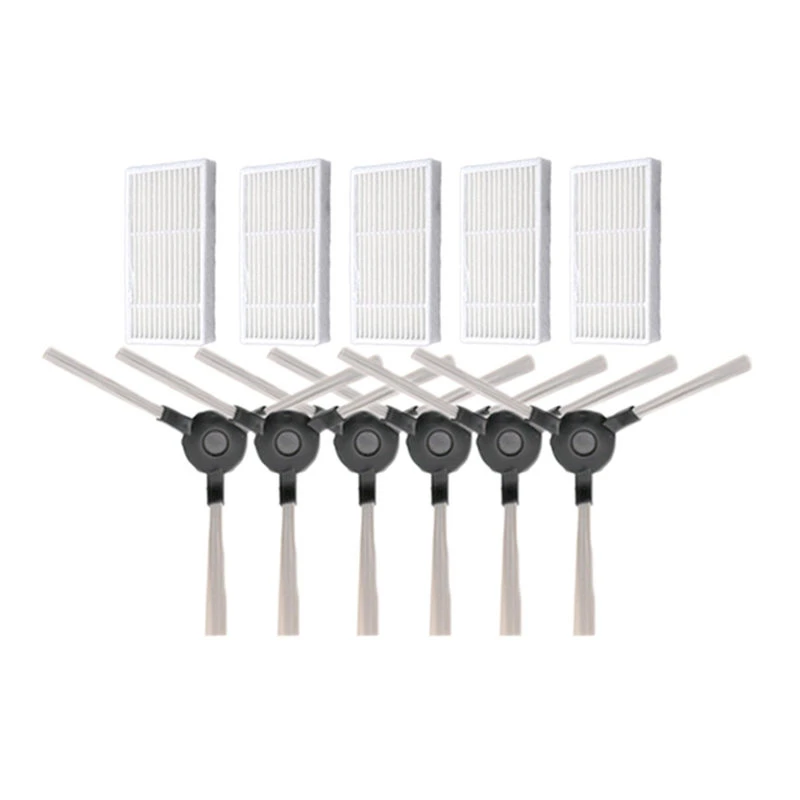 Aspirador de pó Escova Lateral Hepa Filtro para Amibot H2o Puro Conectar Robô Aspirador Peças