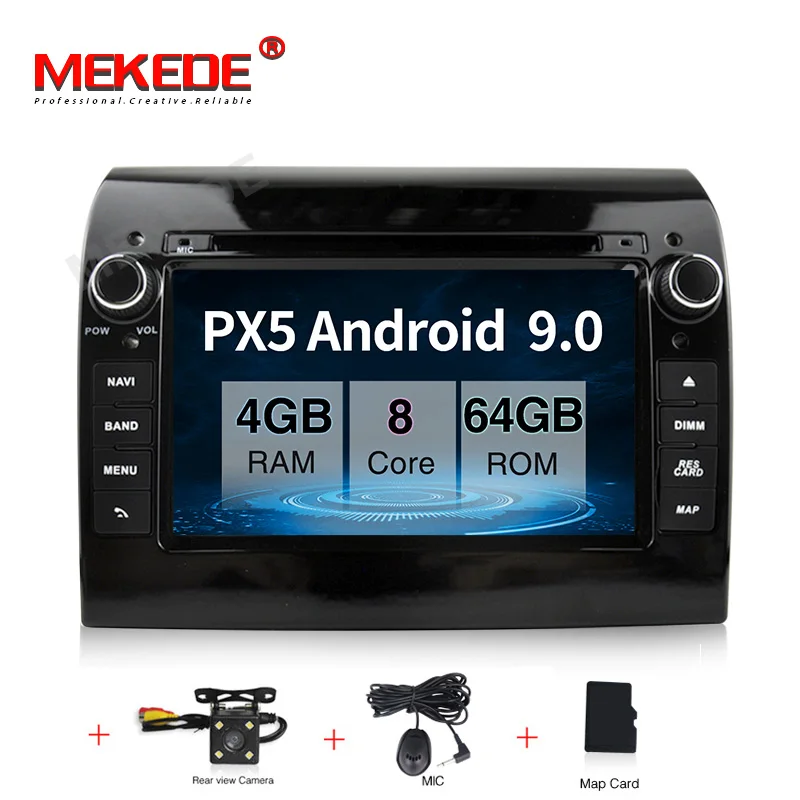 64G add camera MEKEDE 4G+ 64G Android 9,0 автомобильный Радио dvd-плеер мультимедиа для Fiat Ducato 2008- Citroen Jumper peugeot Boxer BT wifi gps - Цвет: 64G add camera