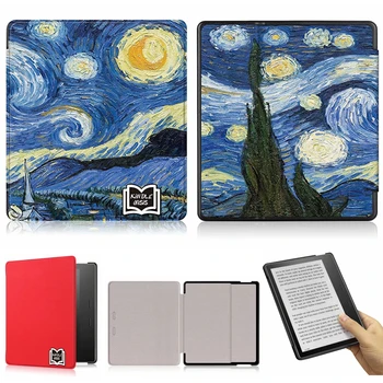 

Folio Slim Leather Case Cover Skin Shell For Kindle Oasis (10th Gen) KO3/2 2019 2017 S8IN4O CW24WI 7" eBook Reader
