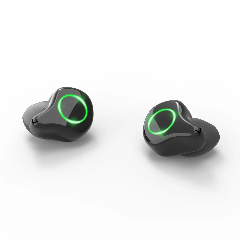 V5.0 Bluetooth стерео наушники беспроводные IPX7 водонепроницаемые сенсорные наушники гарнитура 2600 мАч батарея светодиодный дисплей USB чехол для зарядки