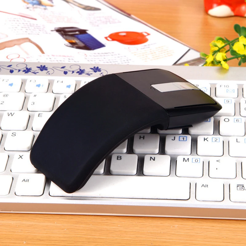 wireless 2.4G Bluetooth Folding Mouse Optical Mouse 1000DPI for Microsoft Arc Touch 2 Generation Bluetooth Mouse Foldable