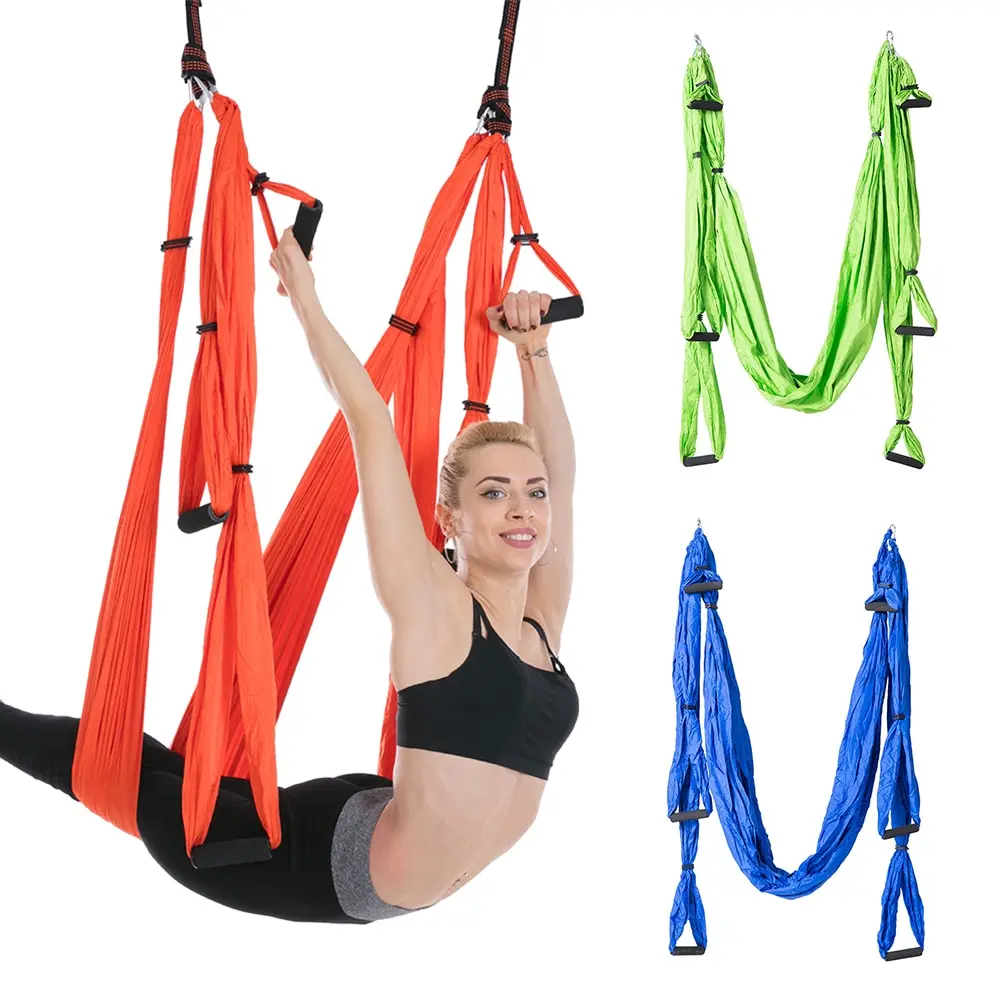 

Yoga Hammock Aerial Yoga Trapeze Inversion Training Sling Anti gravity Exercise Training Yoga Swing Extension Strap