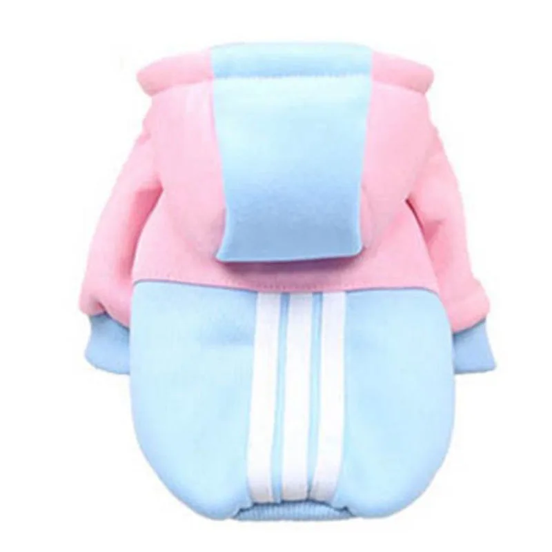 Pet Dog Clothes Winter Warm Soft Sports Hoodies For Small Dogs Chihuahua Pug French Bulldog Clothing Puppy Dog Cat Coat Jacket