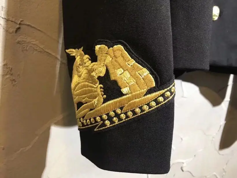 AH09179 Модные мужские пальто и куртки для подиума роскошный известный бренд Европейский дизайн вечерние стиль мужская одежда