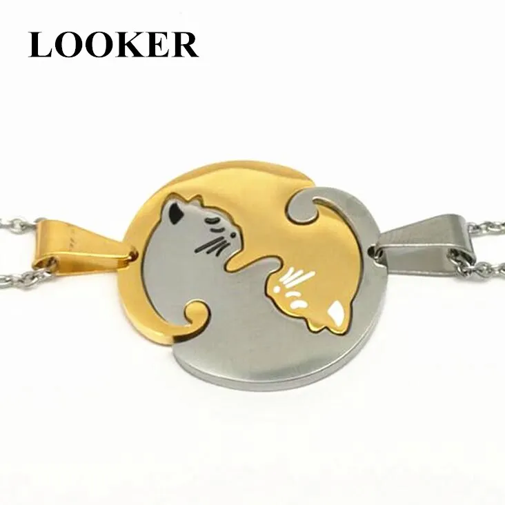 Ожерелья с котом LOOKER на Хэллоуин и подвески для мужчин женщин ювелирные изделия