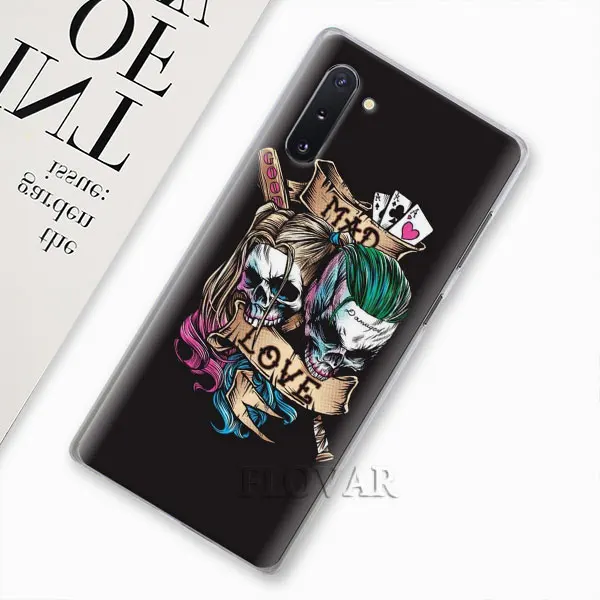 Харли Куинн самоубийцы отряд чехол для телефона для samsung Galaxy Note 10 Plus Note 8 9 S10 S9 плюс S10e A30 A40 A50 A70 в твердом переплете - Цвет: H01