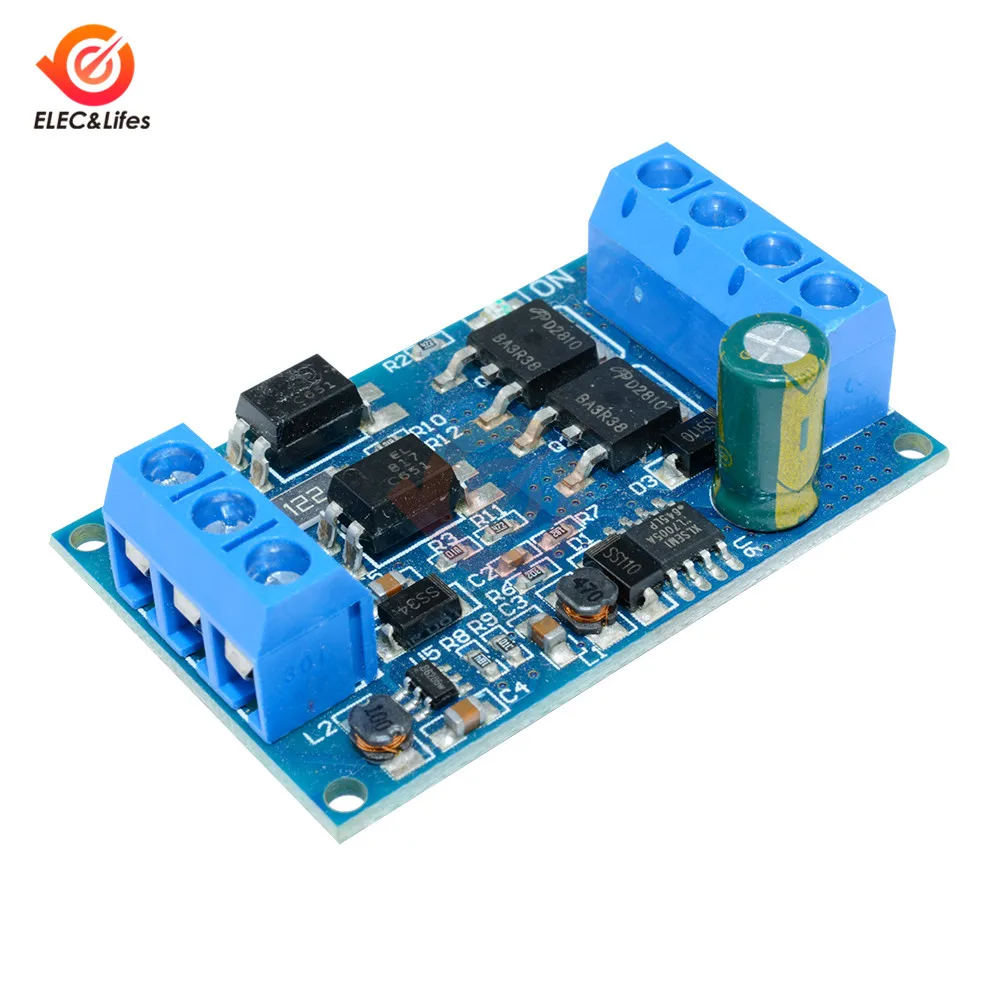 DC 4 в-60 в высоко-Мощность MOSFET триггер переключатель зарядная Модульная плата PWM Регулируемый turbo boost контроллер ПЛК Интерфейс Dual-MOS модуль