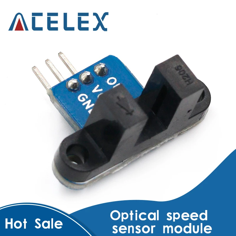 2X Ir Infrared Slotted Optical Speed Test Sensor Detection Optocoupler Module MR