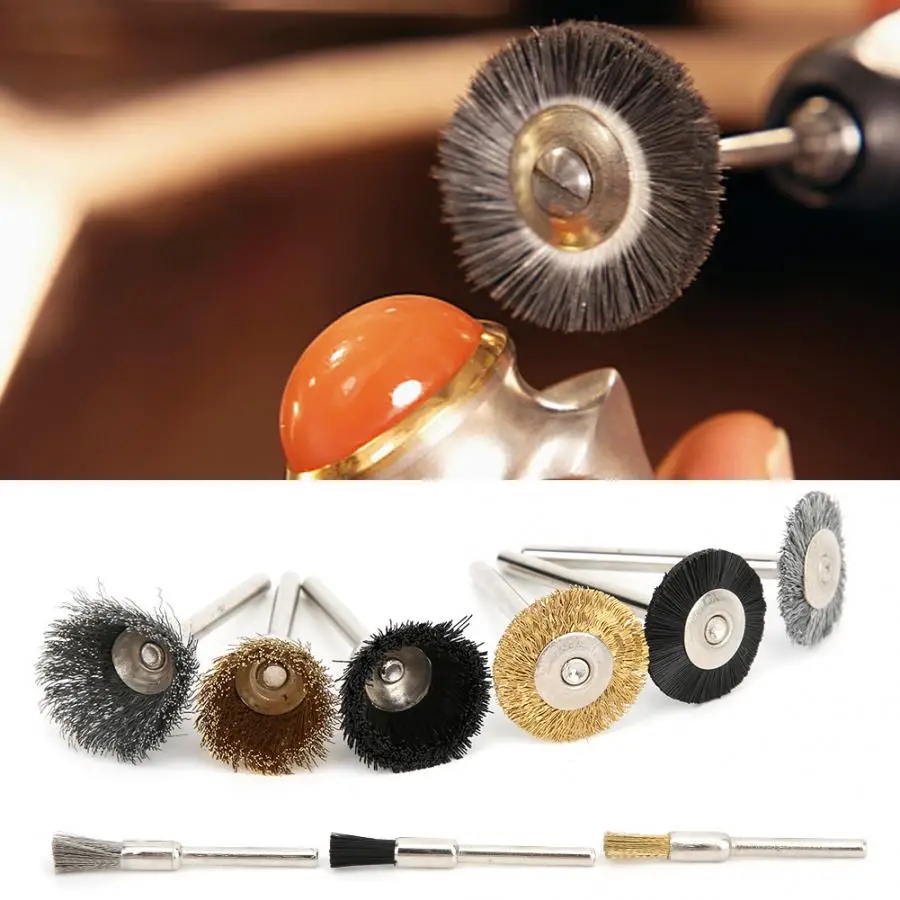 18pcs Aluminum Wire Wheel Cup Brush Polishing Set for Electric Grinder Tool | Инструменты