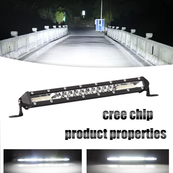 

CO LIGHT 10 inch Offroad Light Bar 78W Super Slim Combo Beam Car Led Work Light 12V 24V for Trucks SUV ATV 4x4 Led Driving Lamp