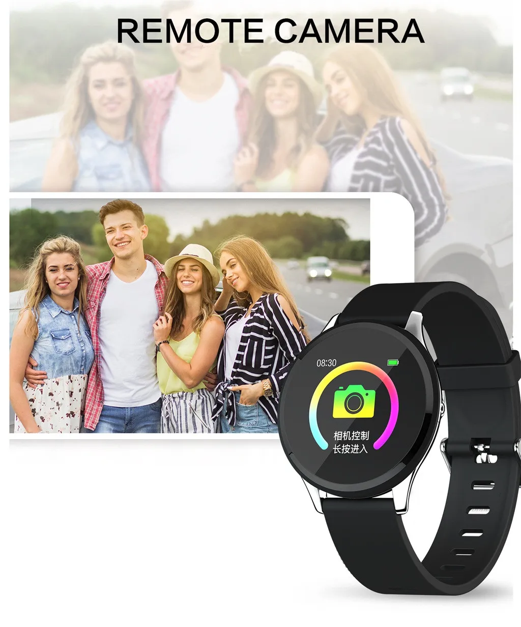 SN58 Смарт-часы IP68 Водонепроницаемые Смарт-часы фитнес-спортивные часы женские модные фитнес-трекер монитор сердечного ритма