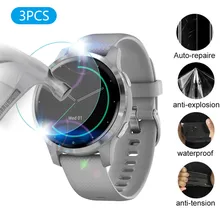 3 шт. Гидрогелевая пленка для Garmin Vivoactive 4S Защитная пленка для экрана Защитная пленка для montre Bubble Free простая установка